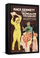 Bungalow Troubles-Mack Sennett-Framed Stretched Canvas