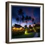 Bungalows at Sunset in Thailand Paradise-dellm60-Framed Photographic Print