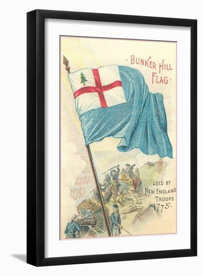 Bunker Hill Flag-null-Framed Art Print