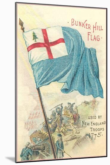 Bunker Hill Flag-null-Mounted Art Print