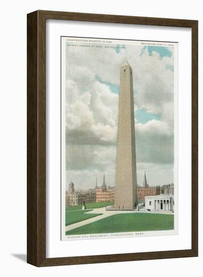 Bunker Hill Monument, Charlestown-null-Framed Art Print