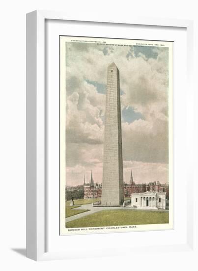 Bunker Hill Monument, Massachusetts-null-Framed Art Print