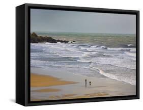 Bunmahon Strand, the Copper Coast, County Waterford, Ireland-null-Framed Stretched Canvas