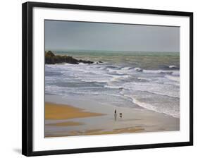 Bunmahon Strand, the Copper Coast, County Waterford, Ireland-null-Framed Photographic Print