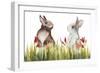 Bunnies Among the Flowers I-Elizabeth Medley-Framed Art Print