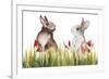 Bunnies Among the Flowers I-Elizabeth Medley-Framed Art Print