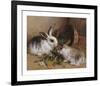 Bunnies' Meal II-Alfred Barber-Framed Premium Giclee Print