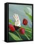 Bunnies & Tulips-sylvia pimental-Framed Stretched Canvas