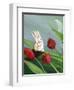 Bunnies & Tulips-sylvia pimental-Framed Art Print