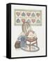 Bunnies with Chair-Debbie McMaster-Framed Stretched Canvas