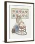 Bunnies with Chair-Debbie McMaster-Framed Giclee Print