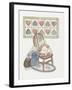 Bunnies with Chair-Debbie McMaster-Framed Giclee Print