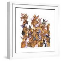 Bunnies-Wendy Edelson-Framed Giclee Print