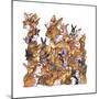 Bunnies-Wendy Edelson-Mounted Giclee Print