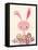 Bunny and Blooms-null-Framed Stretched Canvas