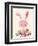 Bunny and Blooms-null-Framed Premium Giclee Print