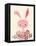 Bunny and Blooms-null-Framed Stretched Canvas