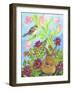 Bunny and Sparrow-Carissa Luminess-Framed Giclee Print