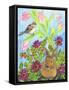 Bunny and Sparrow-Carissa Luminess-Framed Stretched Canvas