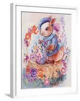 Bunny Artist-Judy Mastrangelo-Framed Giclee Print