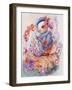 Bunny Artist-Judy Mastrangelo-Framed Giclee Print