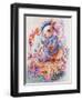 Bunny Artist-Judy Mastrangelo-Framed Premium Giclee Print