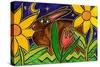 Bunny at Midnight-Wyanne-Stretched Canvas