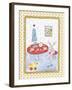 Bunny at Tea Table-Effie Zafiropoulou-Framed Giclee Print