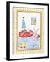 Bunny at Tea Table-Effie Zafiropoulou-Framed Giclee Print