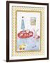 Bunny at Tea Table-Effie Zafiropoulou-Framed Giclee Print