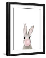 Bunny Bubble Gum-Leah Straatsma-Framed Art Print
