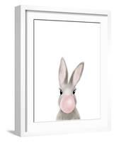 Bunny Bubble Gum-Leah Straatsma-Framed Art Print