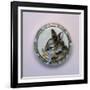 Bunny Circle II-Peggy Harris-Framed Giclee Print