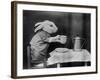 Bunny Coffee Break-null-Framed Photographic Print