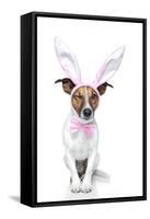 Bunny Dog Easter-Javier Brosch-Framed Stretched Canvas