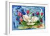 Bunny Family-sylvia pimental-Framed Premium Giclee Print