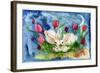 Bunny Family-sylvia pimental-Framed Art Print