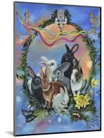 Bunny Festival-Sue Clyne-Mounted Giclee Print