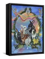 Bunny Festival-Sue Clyne-Framed Stretched Canvas