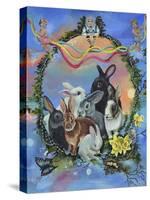 Bunny Festival-Sue Clyne-Stretched Canvas
