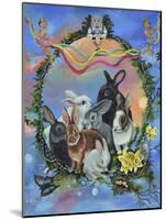 Bunny Festival-Sue Clyne-Mounted Giclee Print