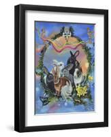 Bunny Festival-Sue Clyne-Framed Premium Giclee Print