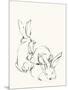 Bunny Group 2-Katie Todaro-Mounted Premium Giclee Print