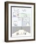 Bunny Has a Book-Reza Farazmand-Framed Art Print