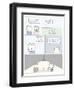 Bunny Has a Book-Reza Farazmand-Framed Art Print