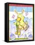 Bunny Hop-Valarie Wade-Framed Stretched Canvas