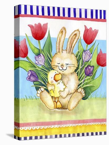 Bunny Hugs-Valarie Wade-Stretched Canvas