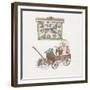 Bunny in Wagon-Debbie McMaster-Framed Giclee Print