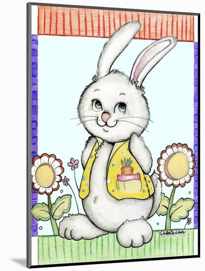 Bunny in Yellow-Valarie Wade-Mounted Giclee Print