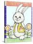 Bunny in Yellow-Valarie Wade-Stretched Canvas